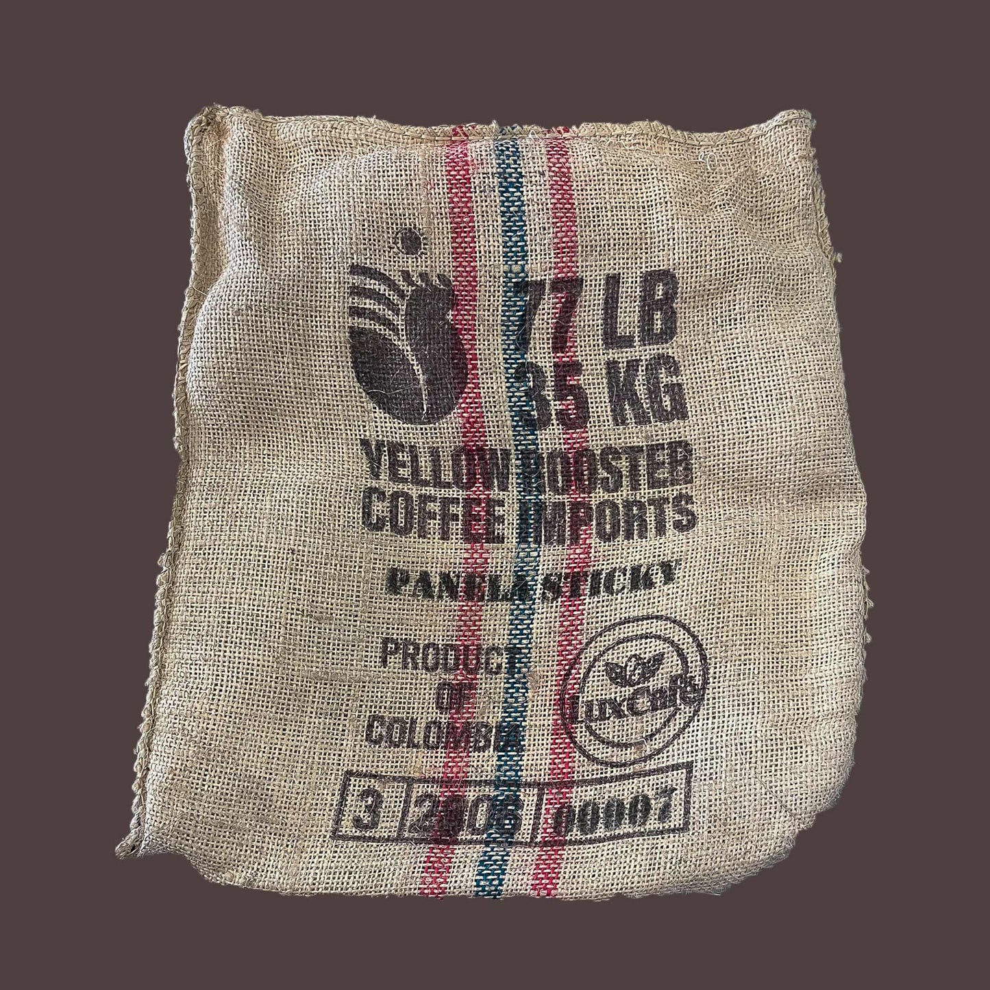 Colombian Burlap Coffee Bag - 77lb