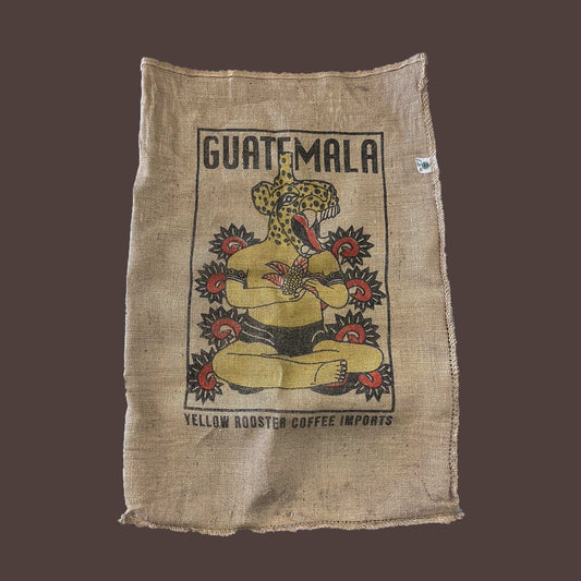 Guatemalan Burlap Coffee Bag - Roldan
