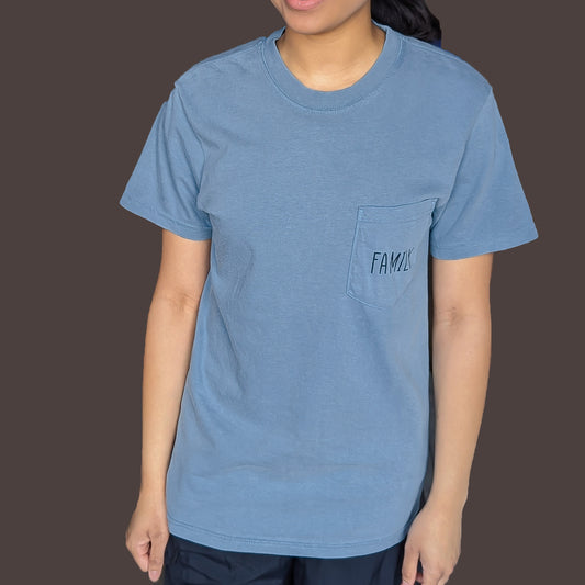 Dusty Blue-Short Sleeve T-Shirt