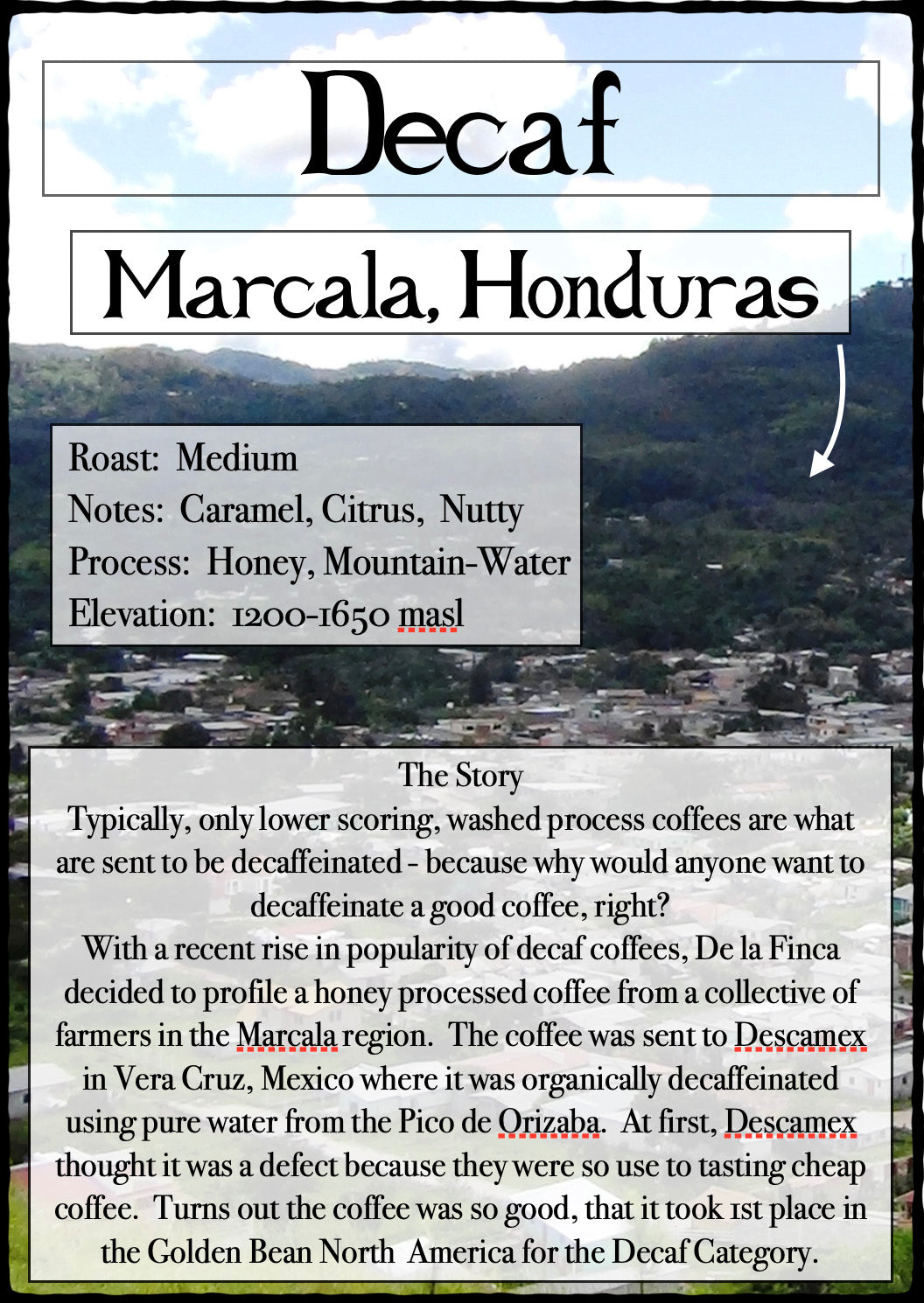 Decaf (Honduran)