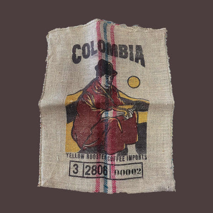 Colombian Burlap Coffee Bag - Salado Blanco