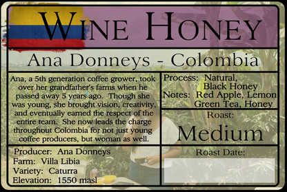 Colombian - Wine Honey